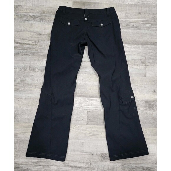Athleta Dipper Pants Women's Black Low Rise Cargo Flare Hiking Outdoor Sizes 2 - Picture 2 of 10